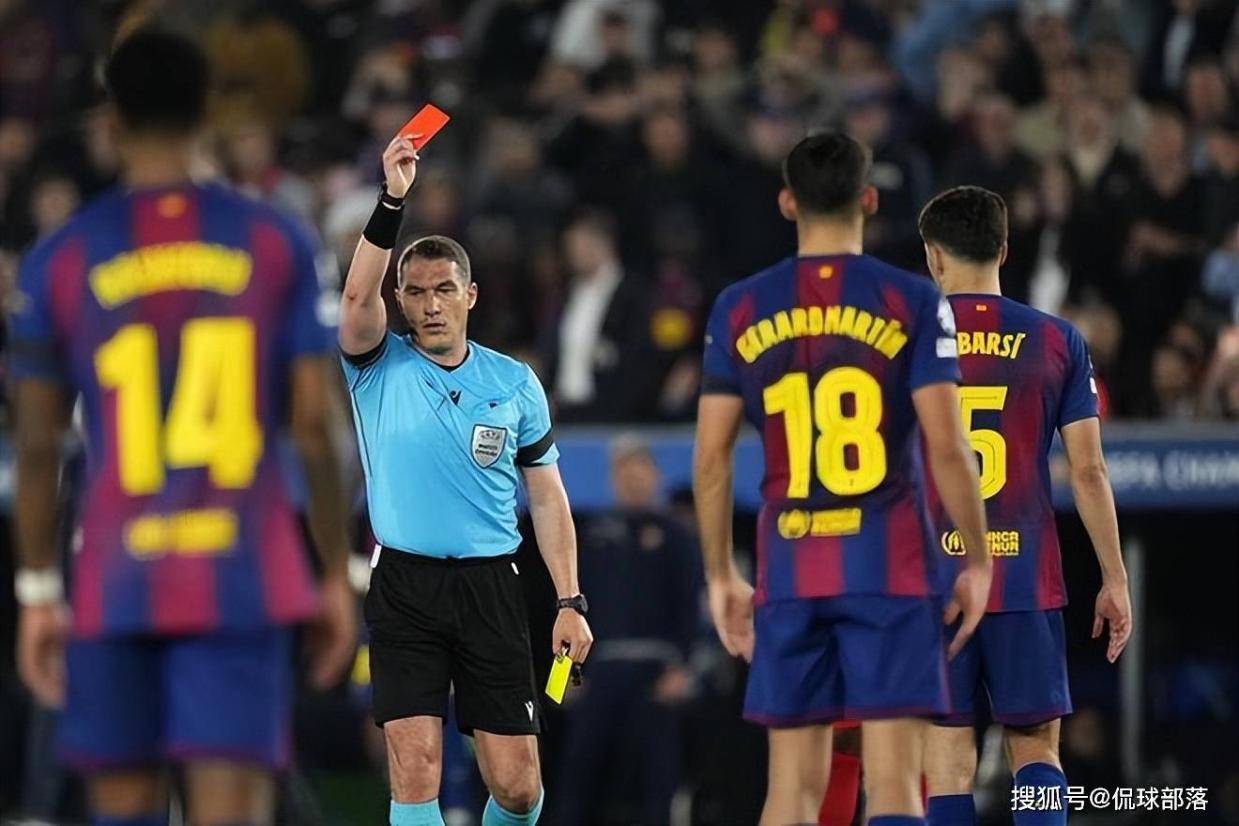 不满马竞手球未判点 巴萨官方向欧足联申诉 当值主裁欧冠或被禁哨